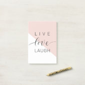 Post-it® Modern Love Laugh Motivation positive (Sur un bureau)