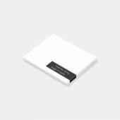 Post-it® Modern Minimal | Stylish Black and White Notes (Incliné)