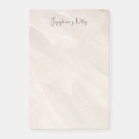 Post-it® Modern Neutral Gold Arrière - plan Ajouter un nom (Devant)