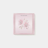 Post-it® Modern Pink Flowers Post it Notes (Devant)