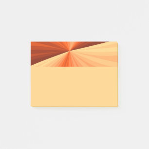 Post-it® Moderne Abstrait Orange Rouge Vanille Graphique Fr