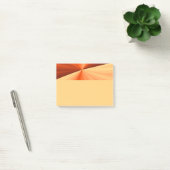 Post-it® Moderne Abstrait Orange Rouge Vanille Graphique Fr (Bureau)