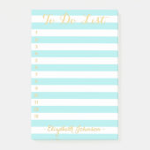 Post-it® Moderne Chic Elégant Aqua tendance (Devant)