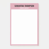 Post-it® Moderne Chic rose, blanc et noir (Devant)