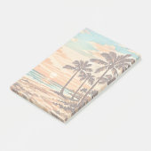 Post-it® moderne de milieu de siècle plage Hawaii coucher d (Incliné)