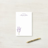 Post-it® Moderne Design Simple Aquarelle Florale (Sur un bureau)