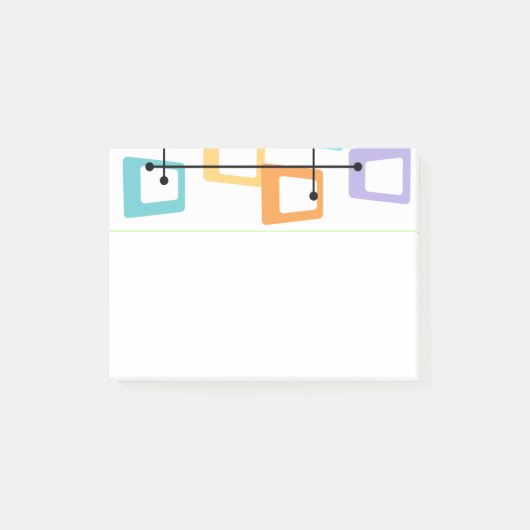 Post-it® Moderne du milieu du siècle atomique (Devant)