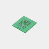 POST-IT® MODERNE ÉDITABLE EMERALD GREEN IMAGE MODÈLE TEXTE (Incliné)