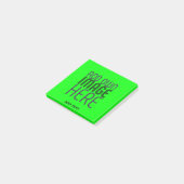 POST-IT® MODERNE ÉDITABLE NEON GREEN IMAGE MODÈLE TEXTE (Incliné)