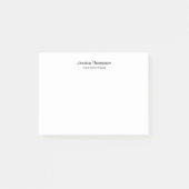 Post-it® Moderne élégant Plain Simple Professionnel (Devant)