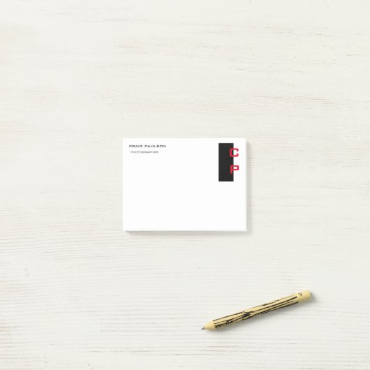 Post-it® Moderne Élégant Professionnel Simple (Sur un bureau)