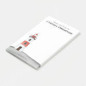 Post-it® Moderne Élégant Simple Aquarelle Lighthouse mignon (Incliné)