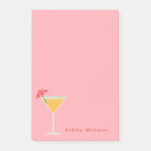Post-it® Moderne minimaliste Blush rose Fun Margarita (Devant)