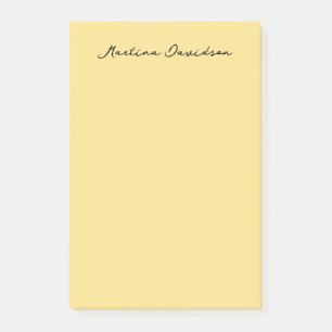 Post-it® Moderne Minimaliste Couleur Jasmin Simple Créer No