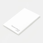 Post-it® Moderne minimaliste Plain Simple Creative (Incliné)