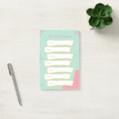 Post-it® Moderne Pastel Couleurs Planificateur hebdomadaire (Bureau)