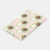 Post-it® Moderne Pastel Rose Et Vert Motif Avocado (Incliné)