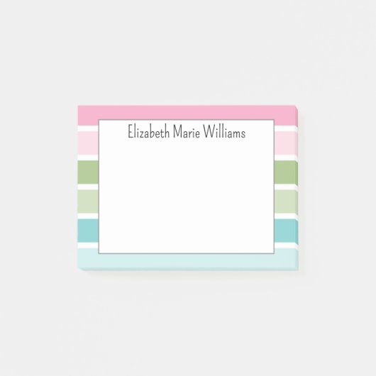 Post-it® Moderne Pastel Stripes (Devant)