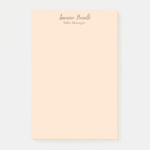 Post-it® Moderne Professionnel Minimaliste Couleur Pastel