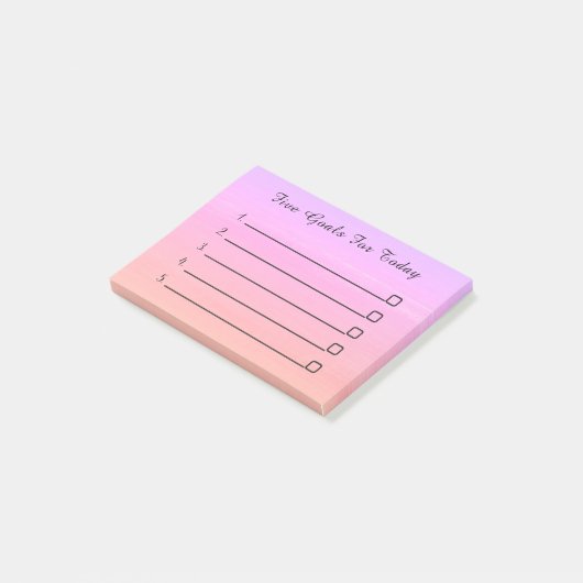 Post-it® Moderne rose tendance (Incliné)