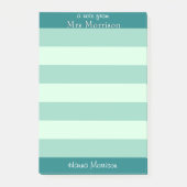 Post-it® Moderne Turquoise Office Enseignant Maman Étudiant (Devant)
