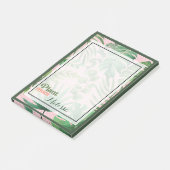Post-it® Moderne Vert Botanique Feuille Plante Maman (Incliné)