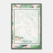 Post-it® Moderne Vert Botanique Feuille Plante Maman (Devant)