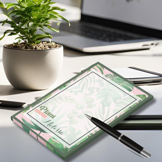 Post-it® Moderne Vert Botanique Feuille Plante Maman