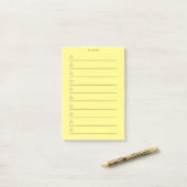 Post-it® Moins c'est plus | Focus | Ours et miel (Sur un bureau)