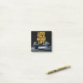 Post-it® Moins de paroles, plus d'actions (Sur un bureau)