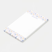 Post-it® Molécules de science pourpre Icônes de biologie (Incliné)