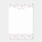 Post-it® Molécules de science pourpre Icônes de biologie (Devant)