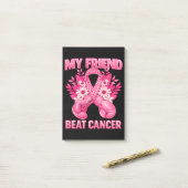 Post-it® Mon ami a vaincu le cancer (Sur un bureau)