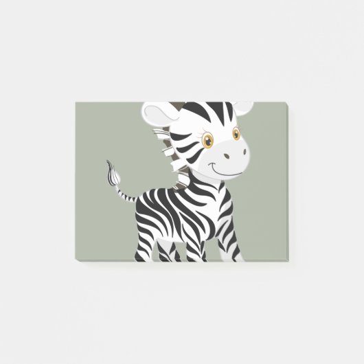 Post-it® Mon bébé Zebra (Devant)