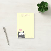 Post-it® Mon Chat M'Aime Joyeux Chat Kitty (Bureau)