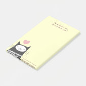 Post-it® Mon Chat M'Aime Joyeux Chat Kitty (Incliné)