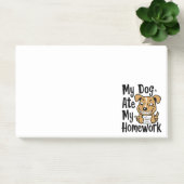 Post-it® Mon chien a mangé mes devoirs (Bureau)