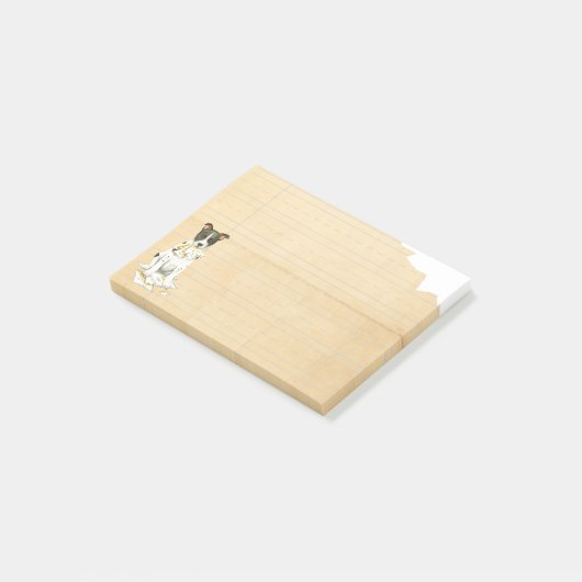 Post-it® Mon chien canadien a mangé mes devoirs (Incliné)