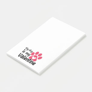 Post-it® Mon chien est mon valentin