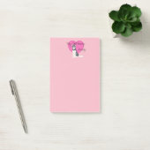 Post-it® Mon Cool Husky en rose (Bureau)