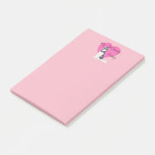 Post-it® Mon Cool Husky en rose (Incliné)