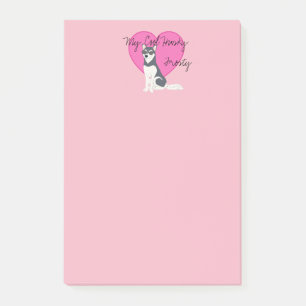 Post-it® Mon Cool Husky en rose