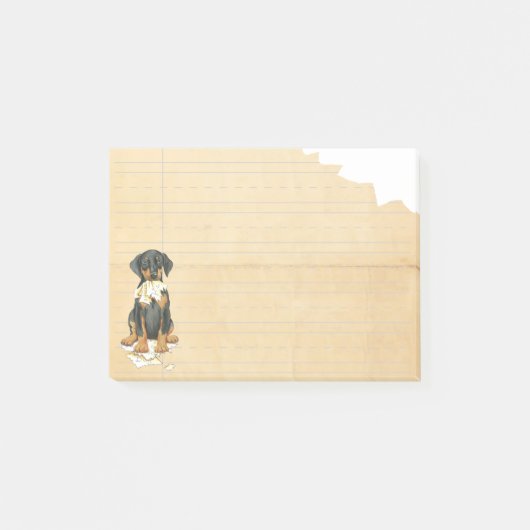 Post-it® Mon dobermann a mangé mon travail (Devant)