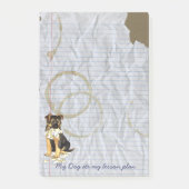 Post-it® Mon GSD a mangé mon plan de cours (Devant)