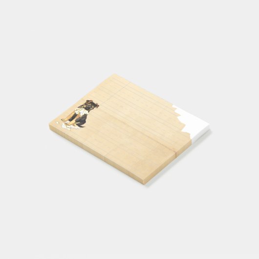 Post-it® Mon GSD a mangé mon travail (Incliné)