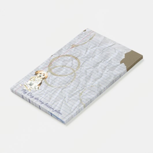 Post-it® Mon Havanese a mangé mon plan de cours (Incliné)