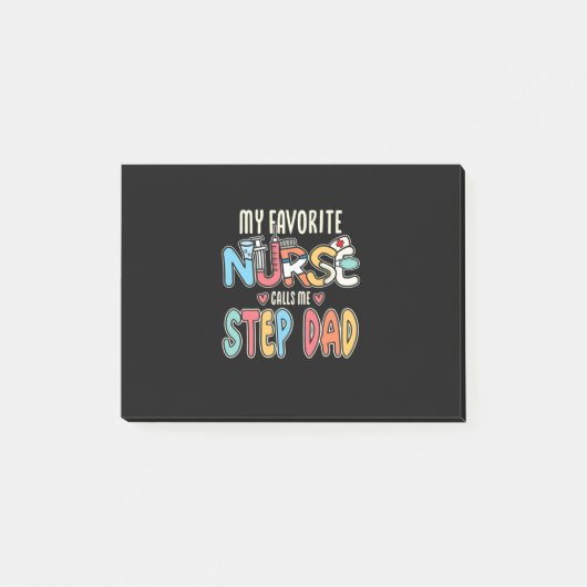 Post-it® Mon Infirmière Préférée M'Appelle Pas Papa (Devant)
