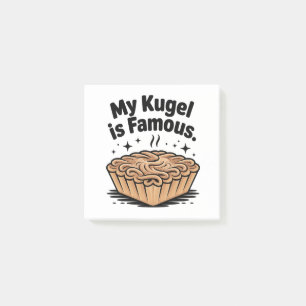 Post-it® Mon Kugel Est Célèbre Drôle Hanoukka Juif Juif Jui