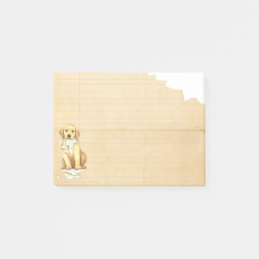 Post-it® Mon laboratoire jaune a mangé mon travail (Devant)