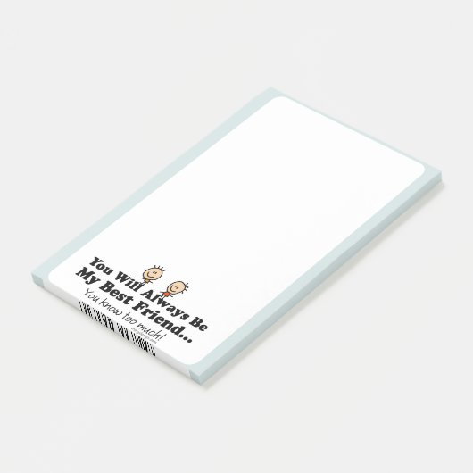Post-it® Mon meilleur ami (Incliné)